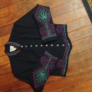 Embroidered Wool Vintage Jacket